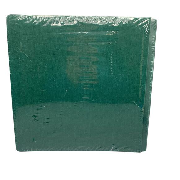 Creative Memories Scrapbook Album Forest Green 15 Pages Old Style Sealed 12X12 - Picture 2 of 5